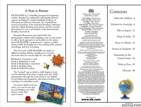 School Days Around the World (DK Readers Level 3) (English Edition)_外国小朋友如何上小学6344 作者:sky 帖子ID:248183 