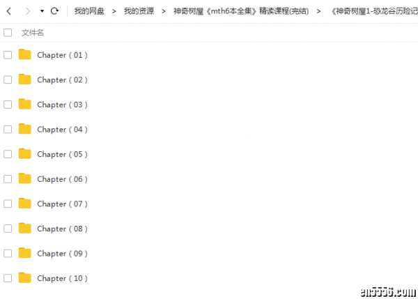 目前最全的《神奇树屋》英文版资料（1-6级视频+课本PDF+配套练习册PDF）5367 作者:one 帖子ID:248232 