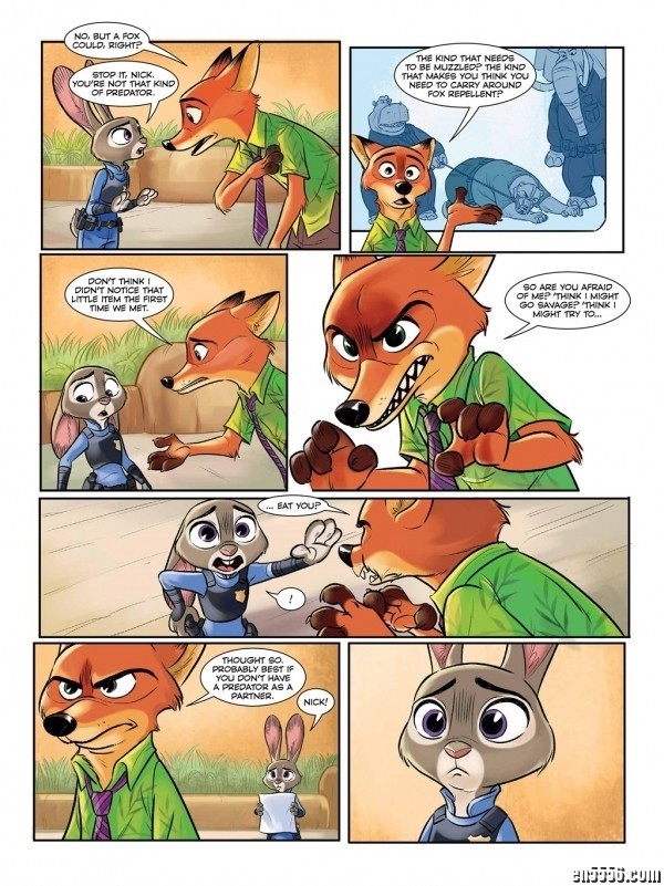 zootopia 疯狂动物城 英文原版漫画6067 作者:one 帖子ID:248298 