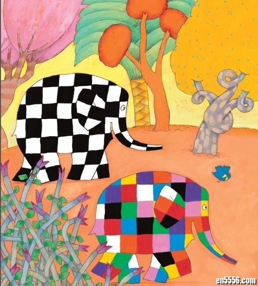 花格子大象Elmer the Patchwork Elephant绘本（英文版）下载966 作者:one 帖子ID:248300 
