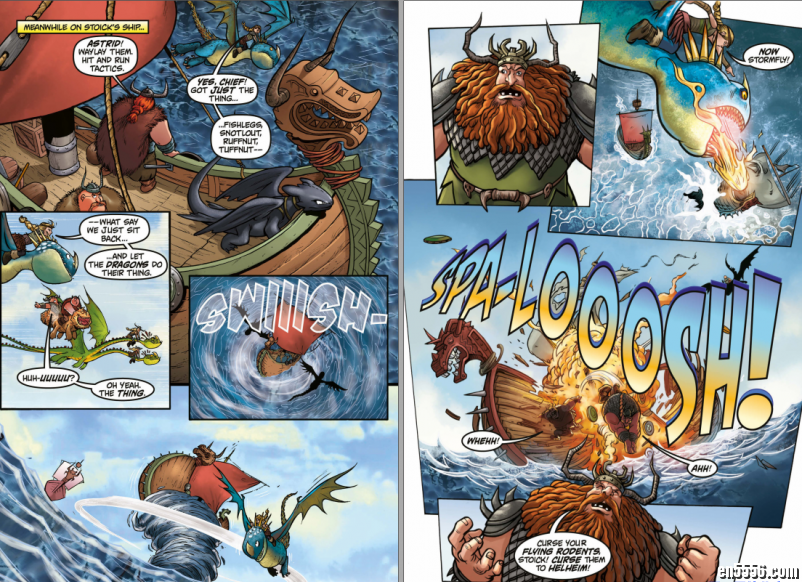 驯龙高手 V01（2014） 高清漫画 DreamWorks Dragons Riders of Berk9809 作者:one 帖子ID:248327 