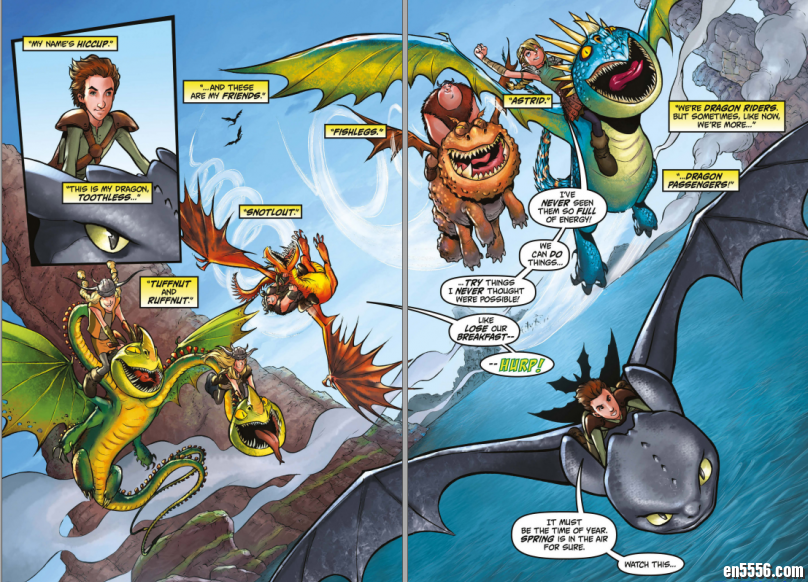 驯龙高手 V01（2014） 高清漫画 DreamWorks Dragons Riders of Berk1749 作者:one 帖子ID:248327 