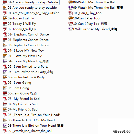 英语原版绘本An Elephant and Piggie小猪小象系列10本+MP3音频+视频(最新更新）5179 作者:one 帖子ID:248352 