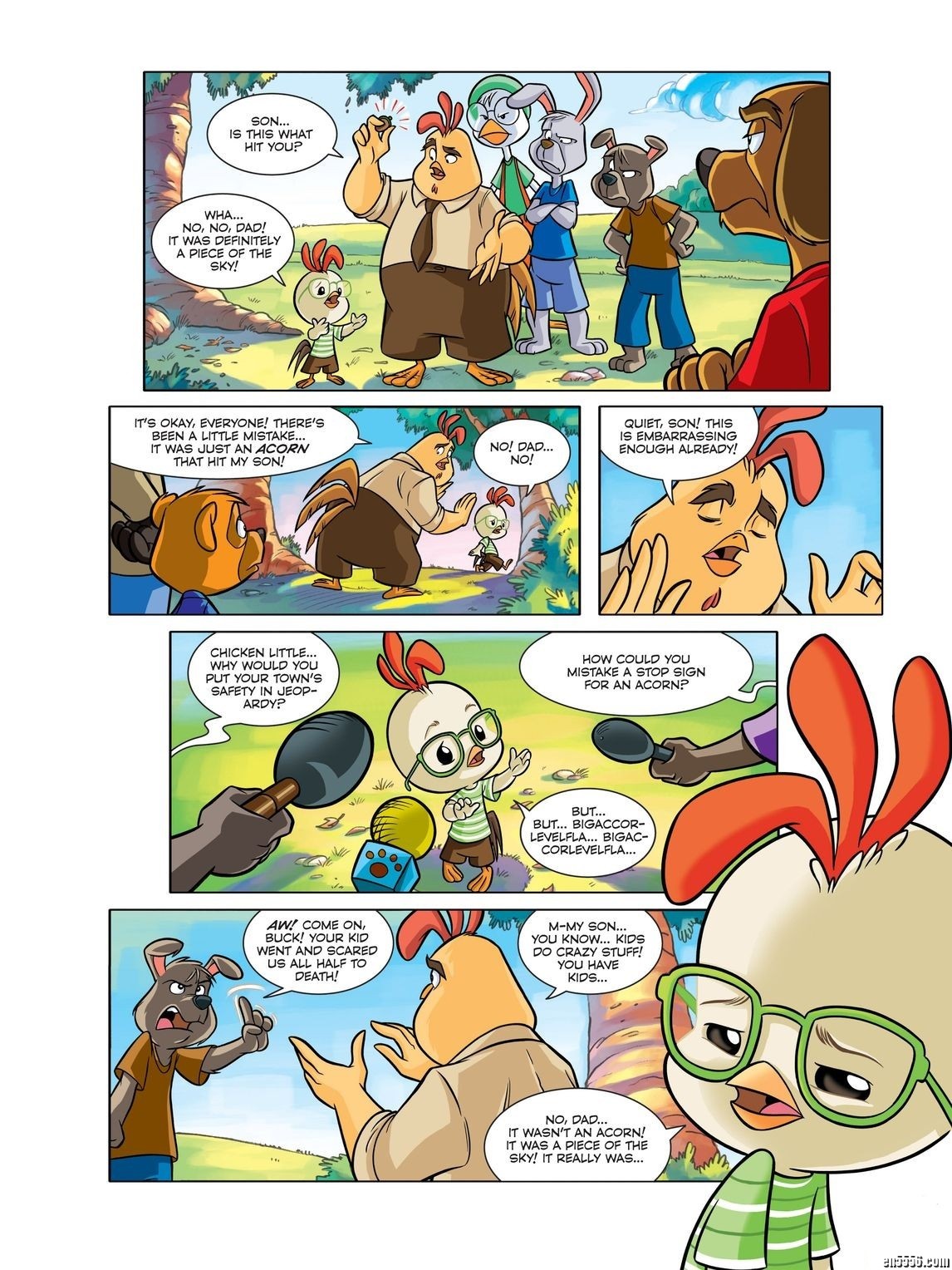迪士尼动画 Chicken Little 高清PDF漫画版 百度云6939 作者:one 帖子ID:248399 