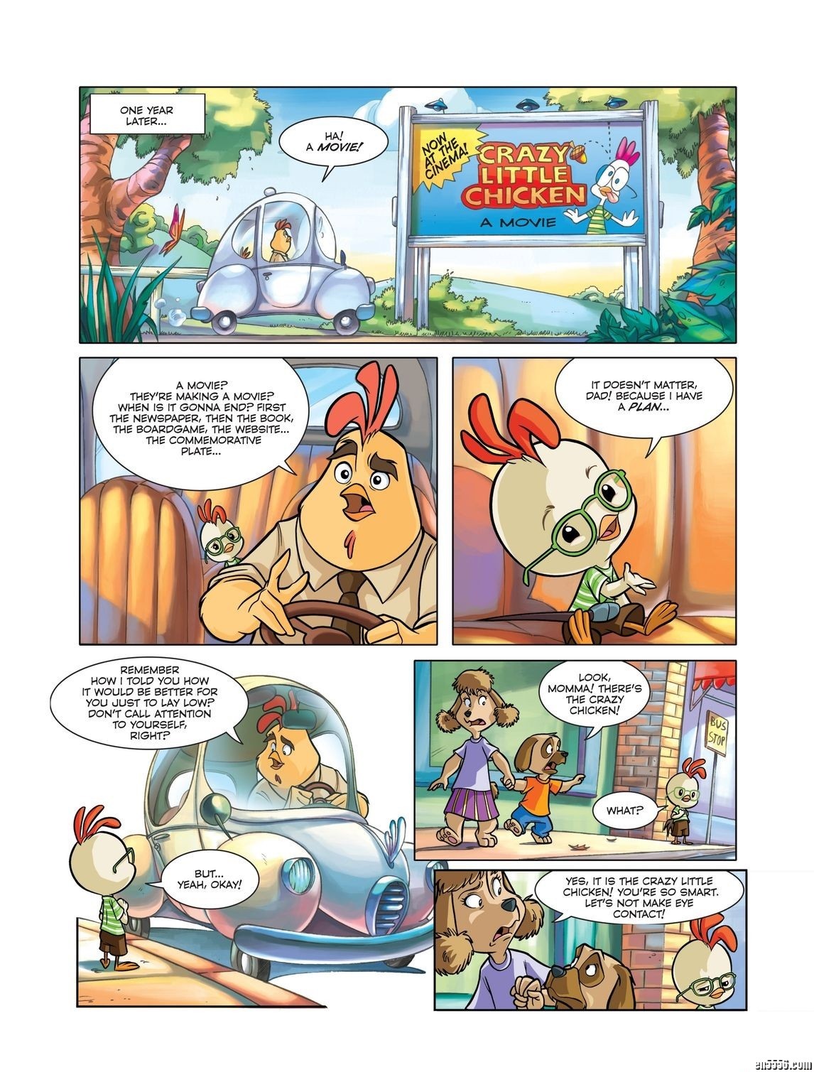 迪士尼动画 Chicken Little 高清PDF漫画版 百度云2033 作者:one 帖子ID:248399 
