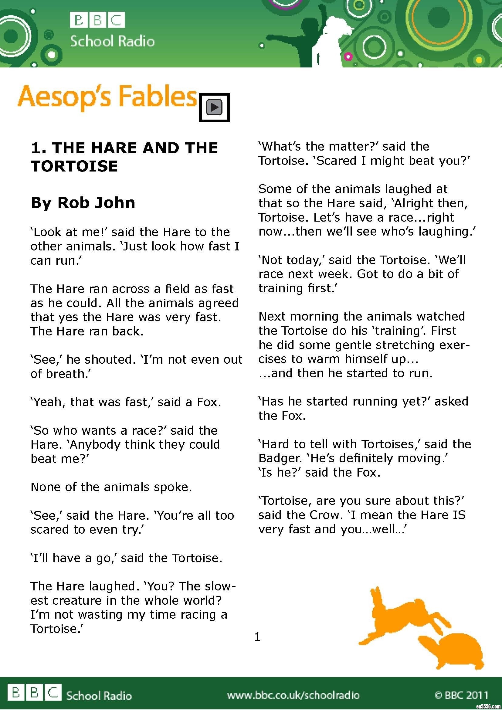 40个Aesop's Fables(伊索预言) 经典故事(PDF+WORD+MP3)4232 作者:one 帖子ID:248413 