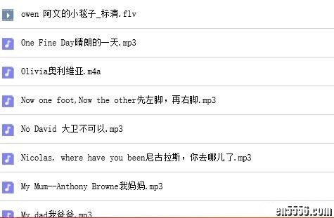 88个经典绘本音频分享（大部分是MP3文件及少数个别的是wma等其他文件）4799 作者:one 帖子ID:248414 