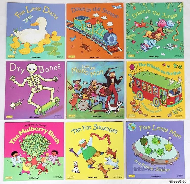 child's play韵文歌谣第一辑9册经典绘本高清pdf+视频+音频（廖彩杏书单）112 作者:one 帖子ID:248418 