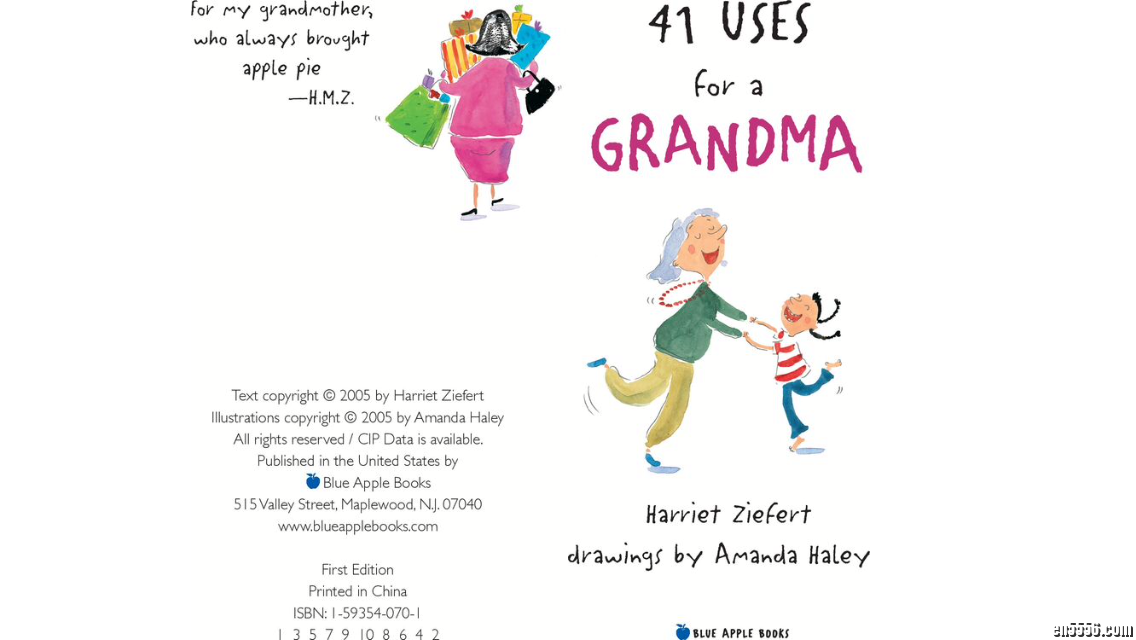 41 uses for a grandma 绘本PDF6806 作者:one 帖子ID:248454 