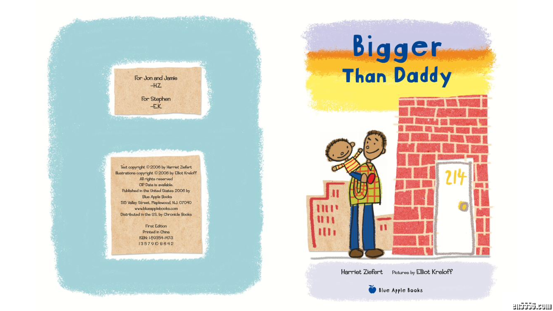 Bigger than Daddy 绘本PDF3920 作者:one 帖子ID:248455 