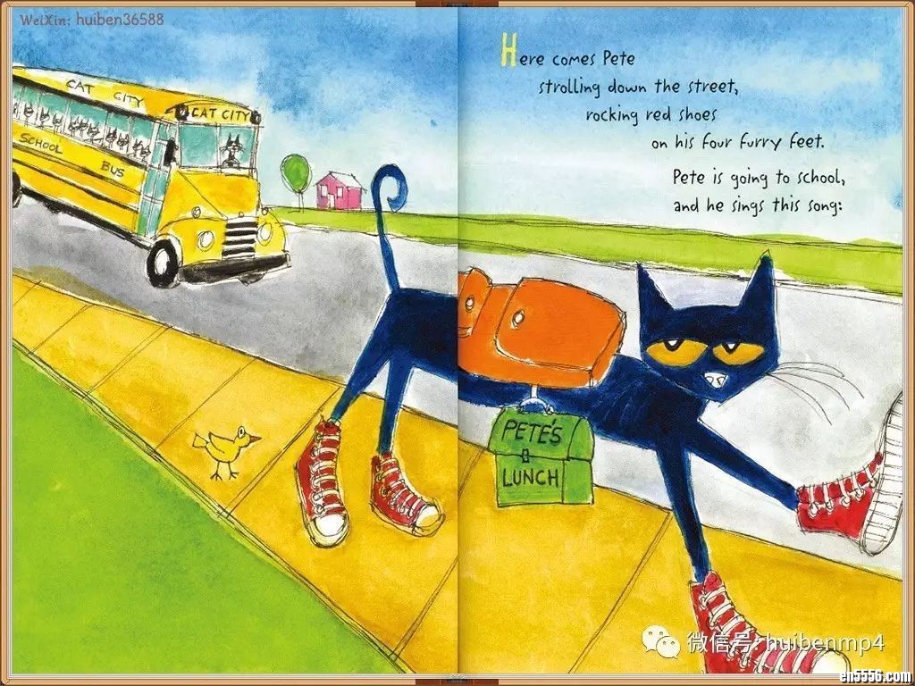 皮特猫：穿着校鞋玩摇滚 Pete the Cat Rocking in My School Shoes (PDF+音频MP3) - Aegean老师伴读课8296 作者:one 帖子ID:248465 