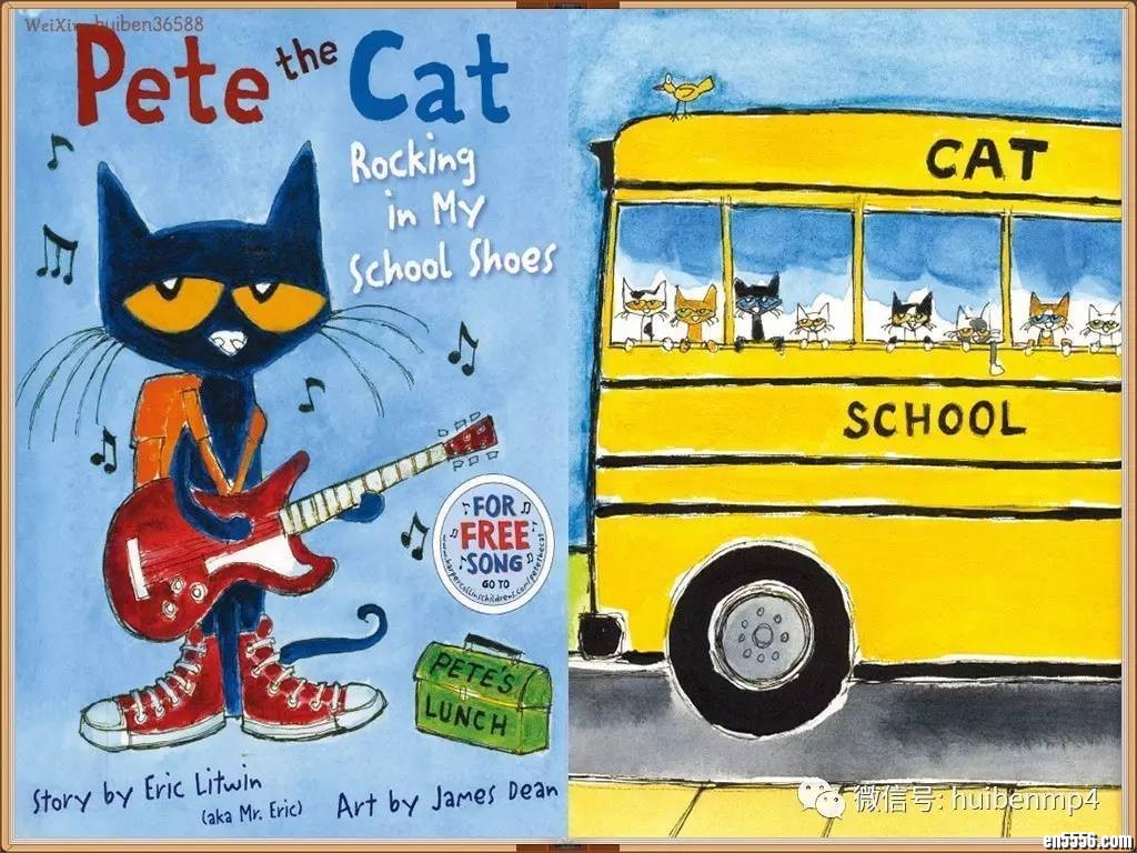 皮特猫：穿着校鞋玩摇滚 Pete the Cat Rocking in My School Shoes (PDF+音频MP3) - Aegean老师伴读课2351 作者:one 帖子ID:248465 