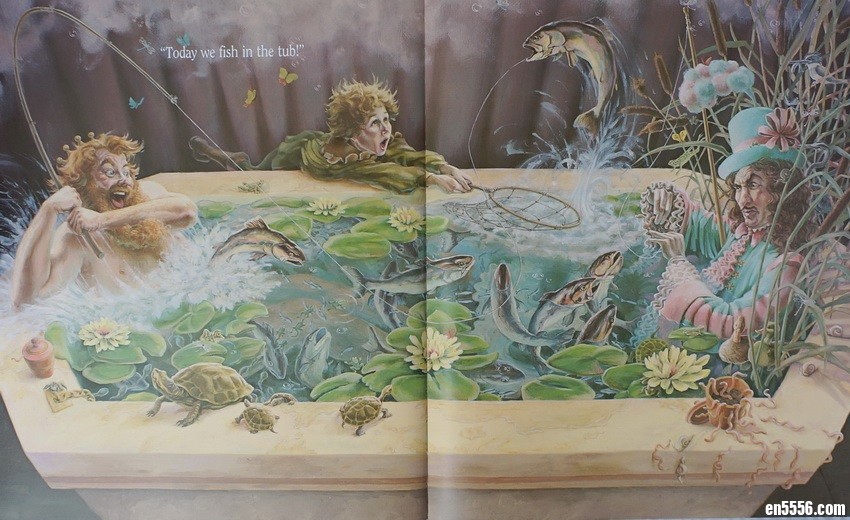 凯迪克银奖作品: 浴缸里的国王 King Bidgood's In The Bathtub 高清PDF5272 作者:one 帖子ID:248480 