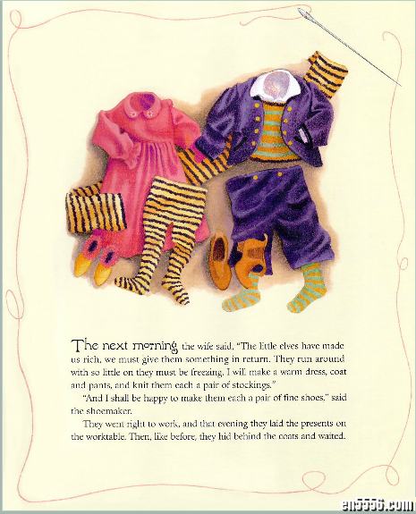 鞋匠与精灵 The Elves and the Shoemaker (PDF) 英语绘本3312 作者:one 帖子ID:248508 