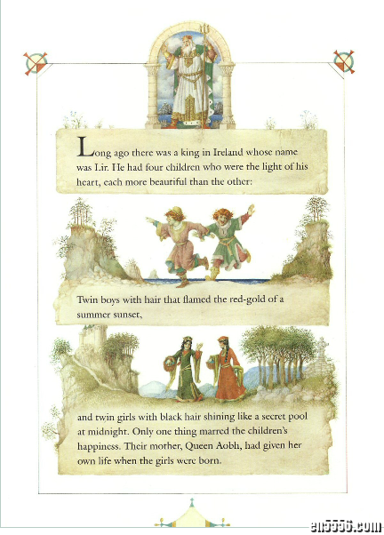 李尔王的孩子 The children of Lir (PDF) 英语绘本4421 作者:one 帖子ID:248511 