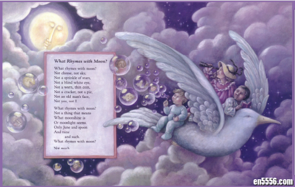 月亮的韵律 What Rhymes with Moon? (PDF) 英语绘本6522 作者:one 帖子ID:248516 
