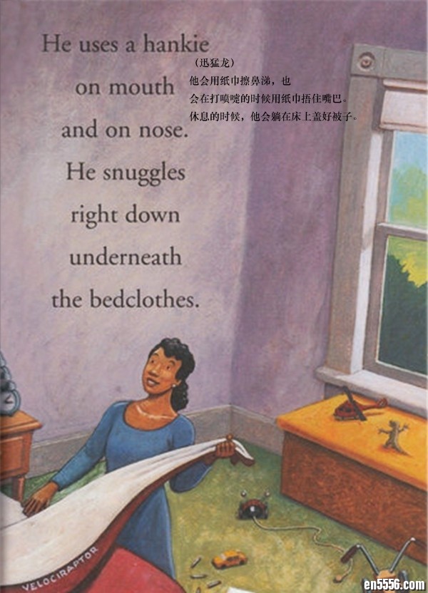 家有恐龙系列之《How Do Dinosaurs Get Well Soon》中英双语小册子打印版 原版英语绘本4972 作者:one 帖子ID:248568 