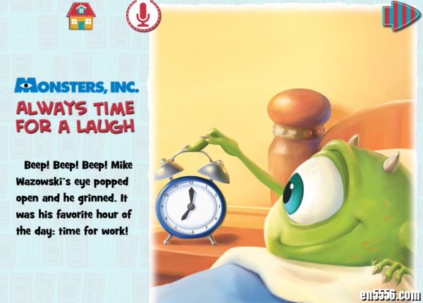 迪士尼故事: Monsters,INC-ALWAYS TIME FOR A LAUGH (PDF+MP3版) 英语原版绘本8369 作者:one 帖子ID:248583 