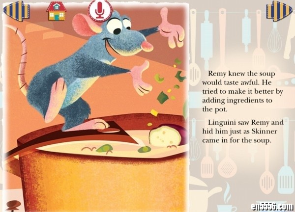 迪士尼故事: 料理鼠王 RATATOUILLE One Amazing Chef (PDF + MP3) 英语原版绘本2781 作者:one 帖子ID:248589 