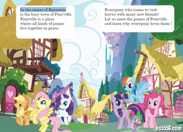 小马宝莉 My Little Pony : Meet The Ponies of PonyVille 英语绘本【PDF高清打印原版/百度网盘】7062 作者:one 帖子ID:248607 