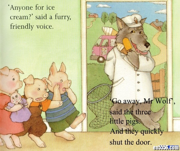 廖彩杏书单：Go away, Mr. wolf - 英语原版绘本 MP3+PDF+高清图片5039 作者:one 帖子ID:248668 