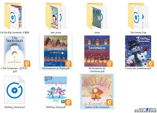 十本以雪为主题的英语原版绘本+音频MP31526 作者:one 帖子ID:248688 