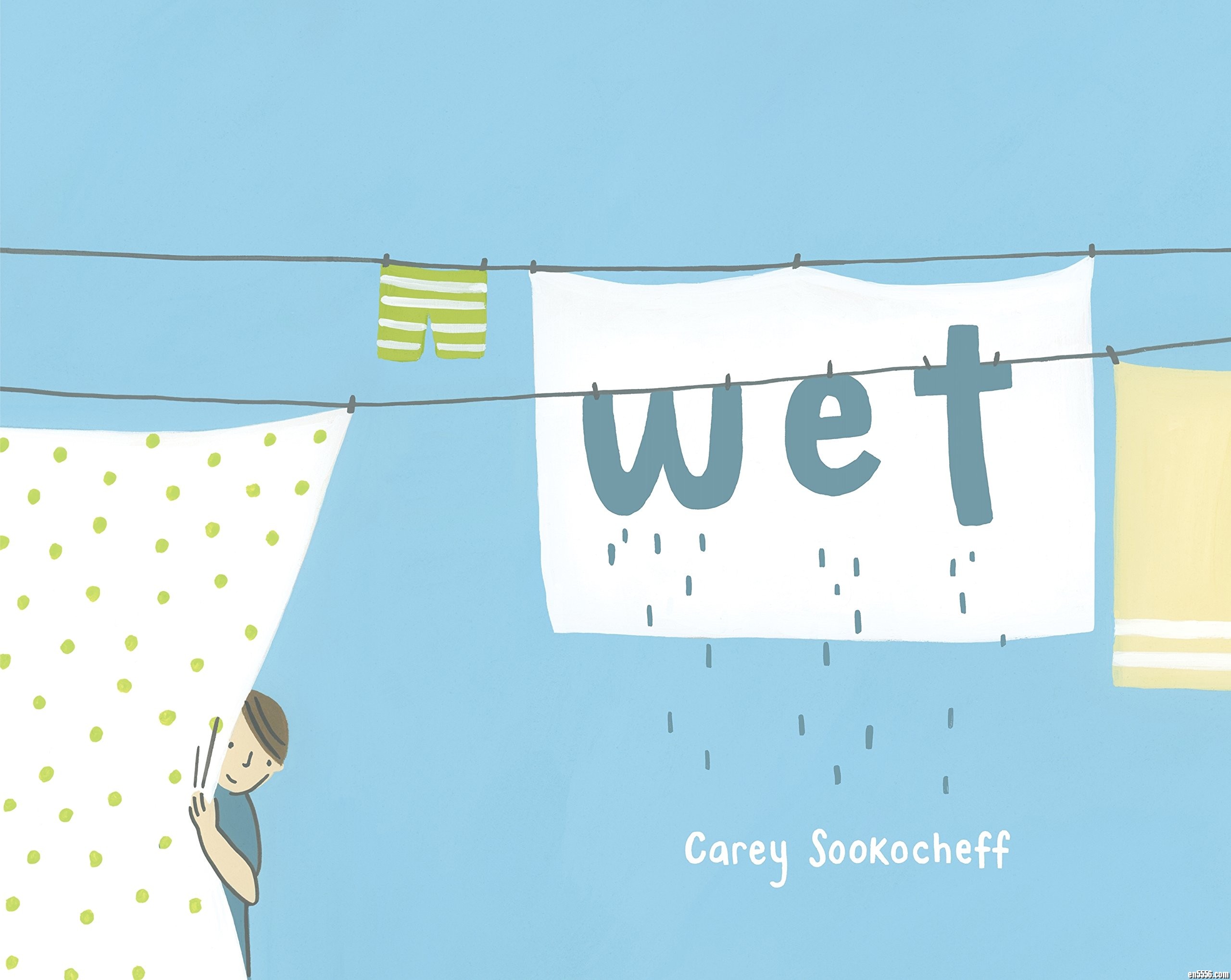 一本夏日小清新绘本 Wet 湿哒哒 英语原版绘本7213 作者:one 帖子ID:248757 