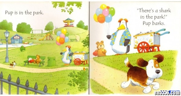 Shark in the park 公园里有鲨鱼（PDF+mp3）原版英语绘本9128 作者:one 帖子ID:248783 