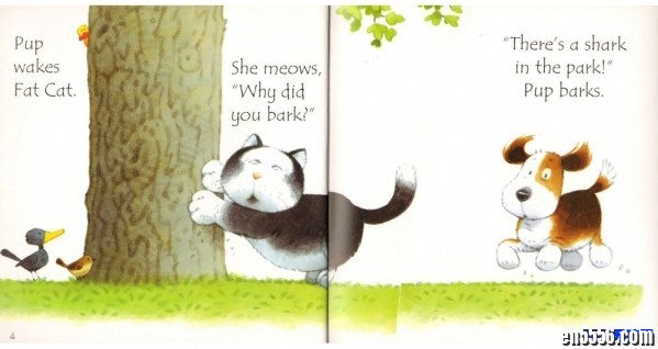 Shark in the park 公园里有鲨鱼（PDF+mp3）原版英语绘本9788 作者:one 帖子ID:248783 