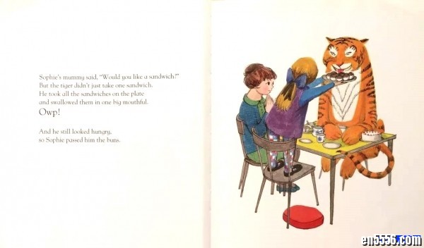 the tiger who came to tea 不可思议的下午茶 儿童英语绘本故事402 作者:one 帖子ID:248799 