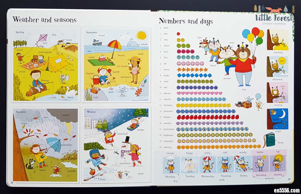 The Usborne Big Book of English Words, 儿童千词英语绘本9078 作者:one 帖子ID:249309 