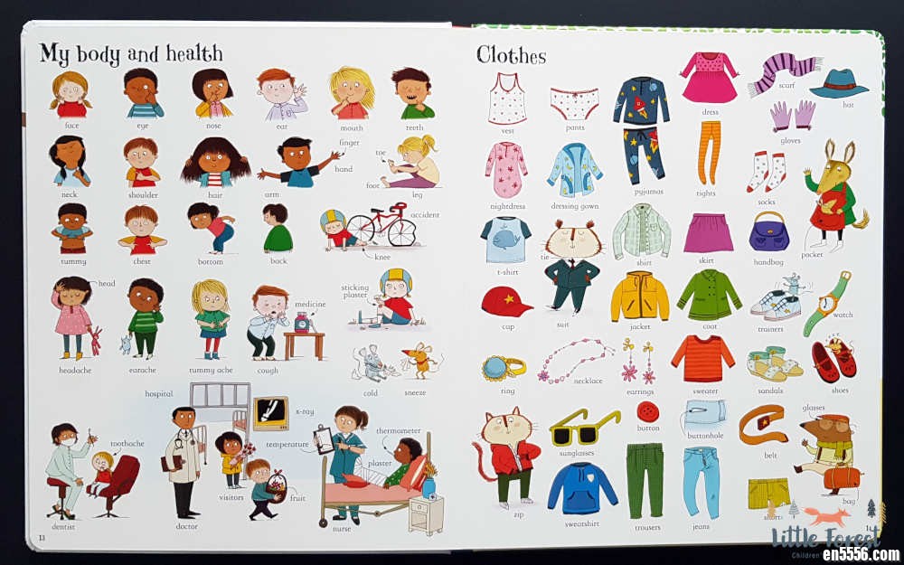 The Usborne Big Book of English Words, 儿童千词英语绘本831 作者:one 帖子ID:249309 