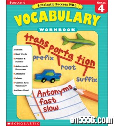 Scholastic Success With Vocabulary Grade 1-5 儿童单词练习1369 作者:one 帖子ID:249313 