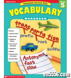 Scholastic Success With Vocabulary Grade 1-5 儿童单词练习8512 作者:one 帖子ID:249313 
