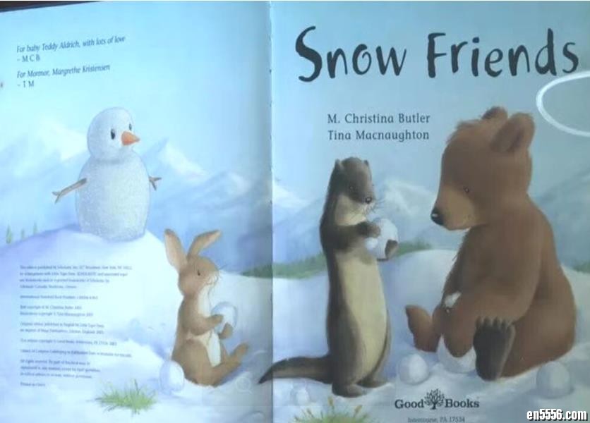 snow friends 雪朋友 英语绘本7565 作者:one 帖子ID:249346 