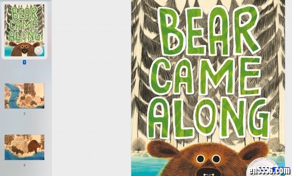 原版英语绘本 Bear Came Along 熊来了 2020凯迪克银奖 视频1080+音频+PDF9051 作者:one 帖子ID:249422 