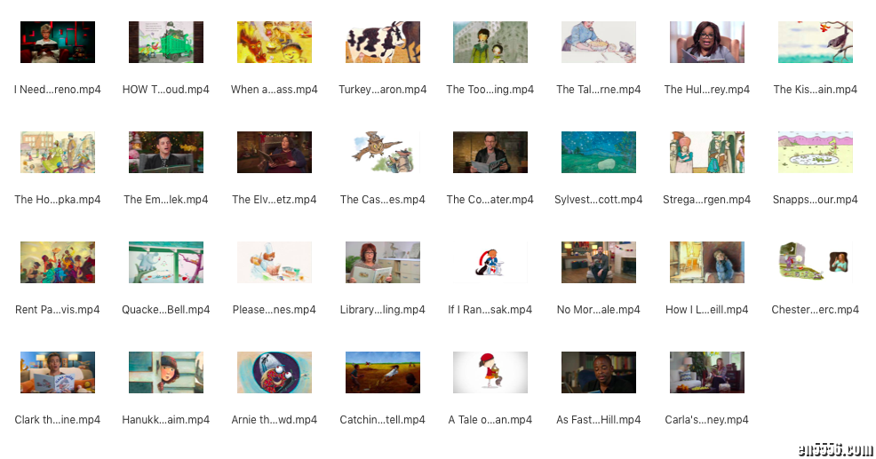 storyonline演员讲述经典绘本，太精美，31个文件，720p，无字幕1580 作者:one 帖子ID:249426 