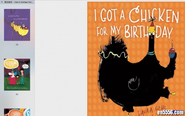 I Got A Chicken For My Birthday 我的生日礼物竟是一只鸡 原版英语绘本 视频1080+音频+PDF4395 作者:one 帖子ID:249435 