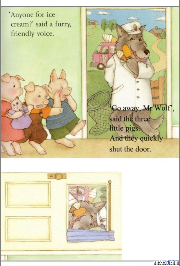 《GO AWAY MR WOLF》英语绘本 机关版 自制PDF3114 作者:one 帖子ID:249468 