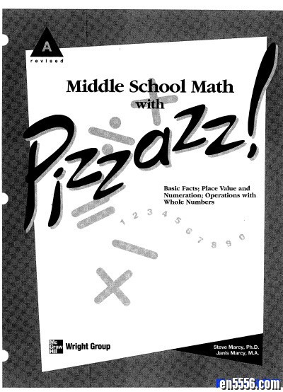 美国中学数学资料 Middle School Math Pizzazz 8本8728 作者:one 帖子ID:249528 