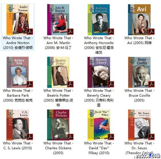 Azar Betty大神的语法书，For Dummies系列，各类英语词典，各类写作书籍等7175 作者:one 帖子ID:249531 