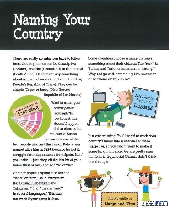 How to Build your own country英文小册子（40页）775 作者:one 帖子ID:249537 