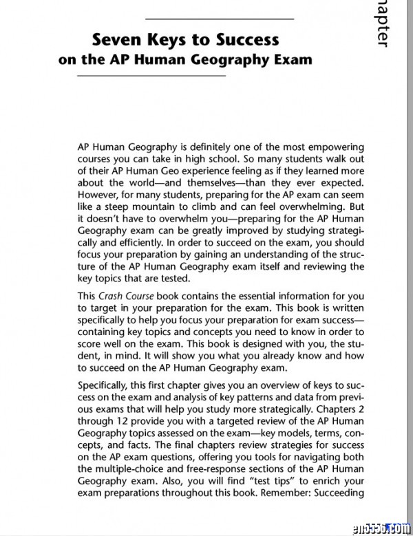 推荐！AP考生-地理速成班-AP Human Geography Crash Course5079 作者:one 帖子ID:249550 