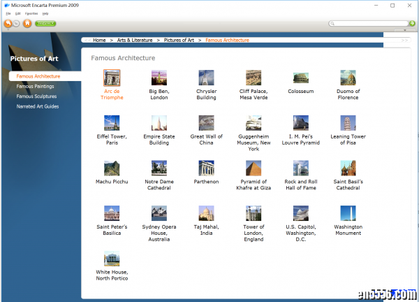 Encarta 扩充词汇，学习英文文化的利器——微软百科全书2009白金版4256 作者:one 帖子ID:249594 