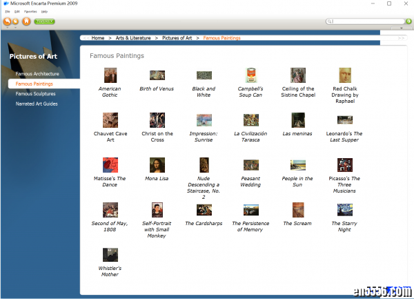 Encarta 扩充词汇，学习英文文化的利器——微软百科全书2009白金版4377 作者:one 帖子ID:249594 