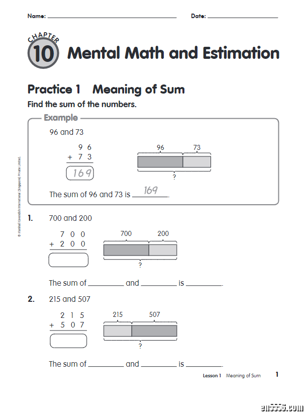 Math In Focus 新加坡数学Grade 2练习册 官方原版高清PDF2649 作者:one 帖子ID:249600 