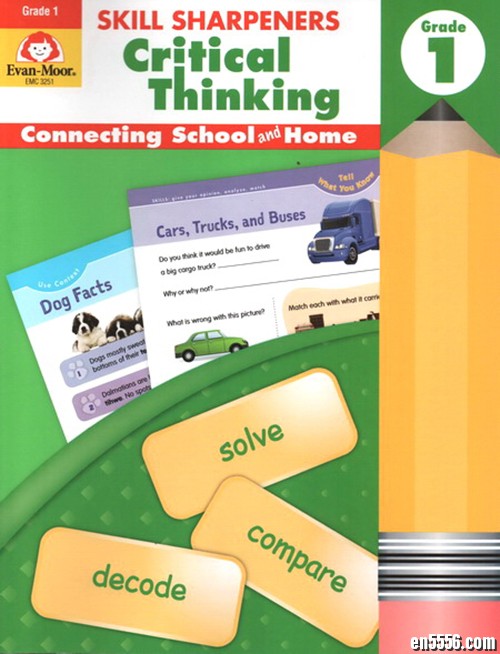 Evan Moor Skill Sharpeners 技能卷笔刀全系列Critical Thinking、Math、Reading、Science、Spell &amp; Write6537 作者:one 帖子ID:249661 