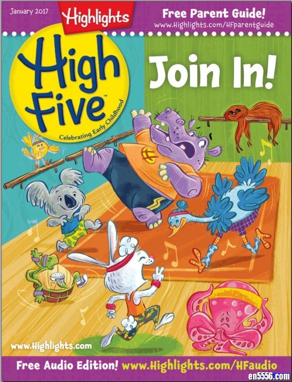 2017年一月Highlights High Five™美国儿童英语杂志PDF1986 作者:one 帖子ID:249809 