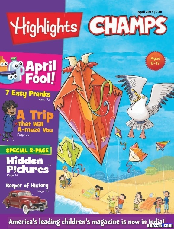 Highlights Champs April 2017 儿童英语杂志2988 作者:one 帖子ID:249814 