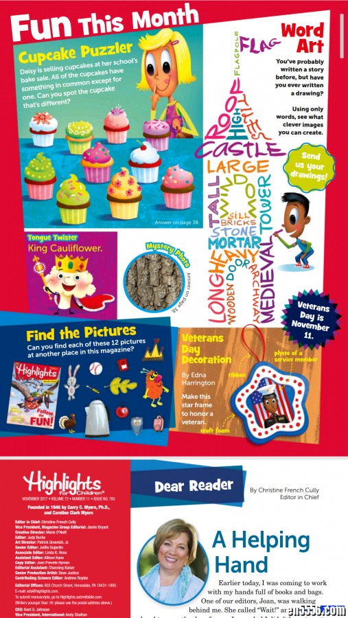 Highlights For Children 2017年11月刊原版PDF7207 作者:one 帖子ID:249884 